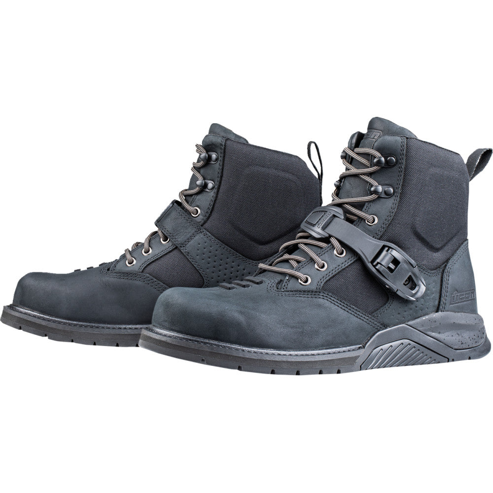 ICON Superduty6 Safety Toe Boots - Black - US 8 3403-1377