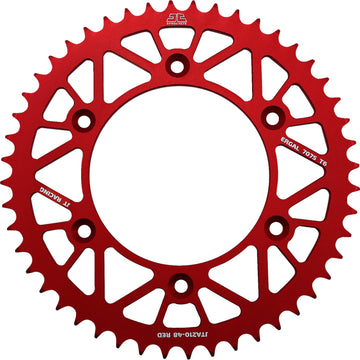 JT SPROCKETS Rear Sprocket - Honda/Beta - Red - 48 Tooth JTA210.48RED by JT Rear Sprockets Aluminum/Alloy