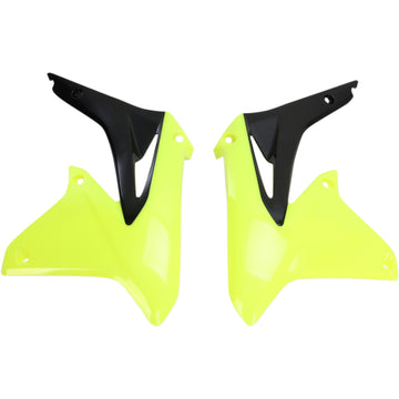 Acerbis Radiator Shrouds - Fluorescent Yellow/Black 2113865137