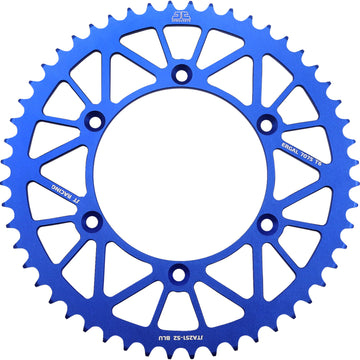 JT SPROCKETS Rear Sprocket - Yamaha - Blue - 52 Tooth JTA251.52BLU by JT Rear Sprockets Aluminum/Alloy