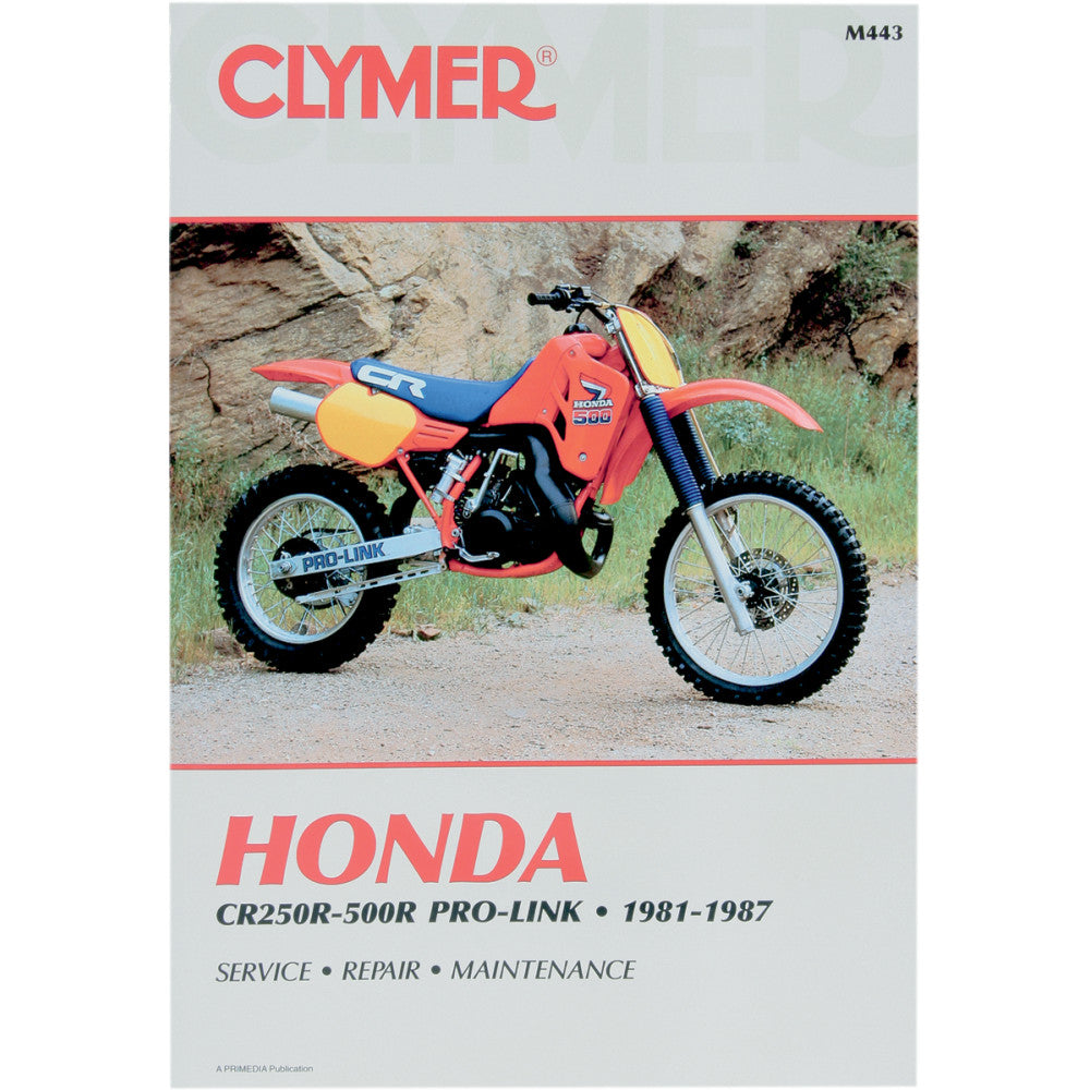 CLYMER Manual - Honda - CR250R-500R CM443