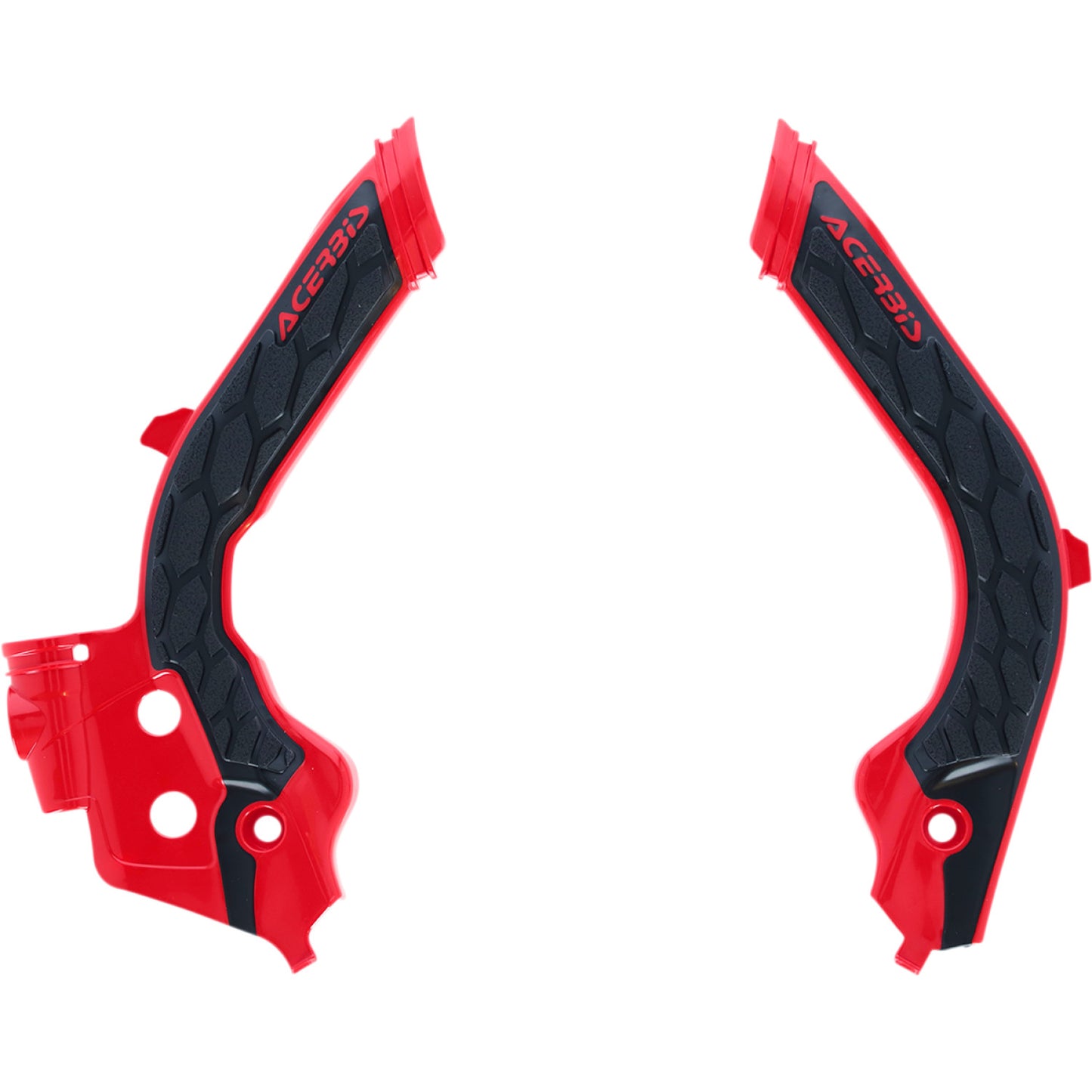 Acerbis X-Grip Frame Guards - Red/Black - Gas Gas | Husqvarna 2733451018