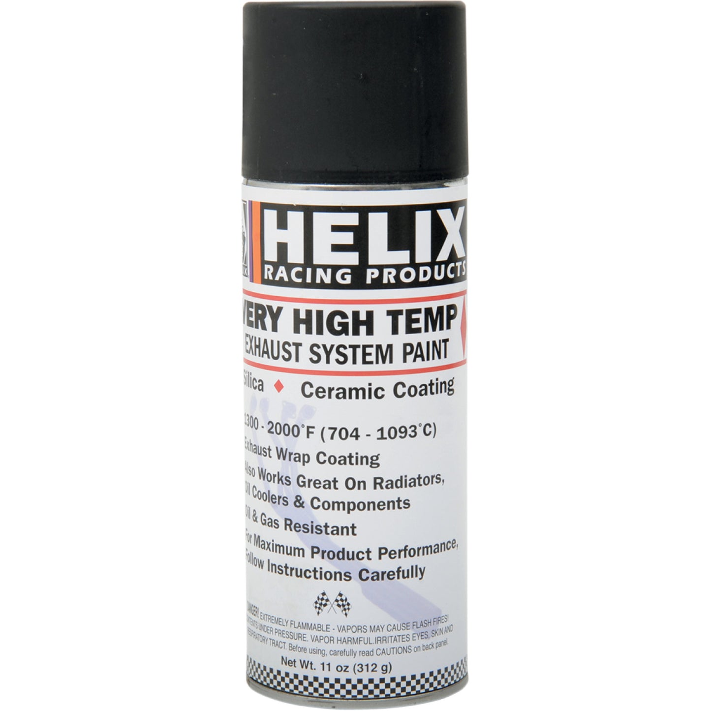 Helix High-Temperature Paint - Black - 11 oz. net wt. - Aerosol 165-1020 | Paint