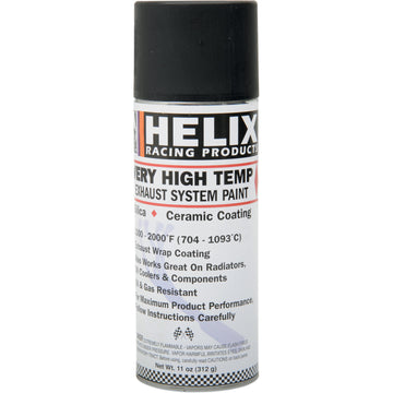 Helix High-Temperature Paint - Black - 11 oz. net wt. - Aerosol 165-1020 | Paint