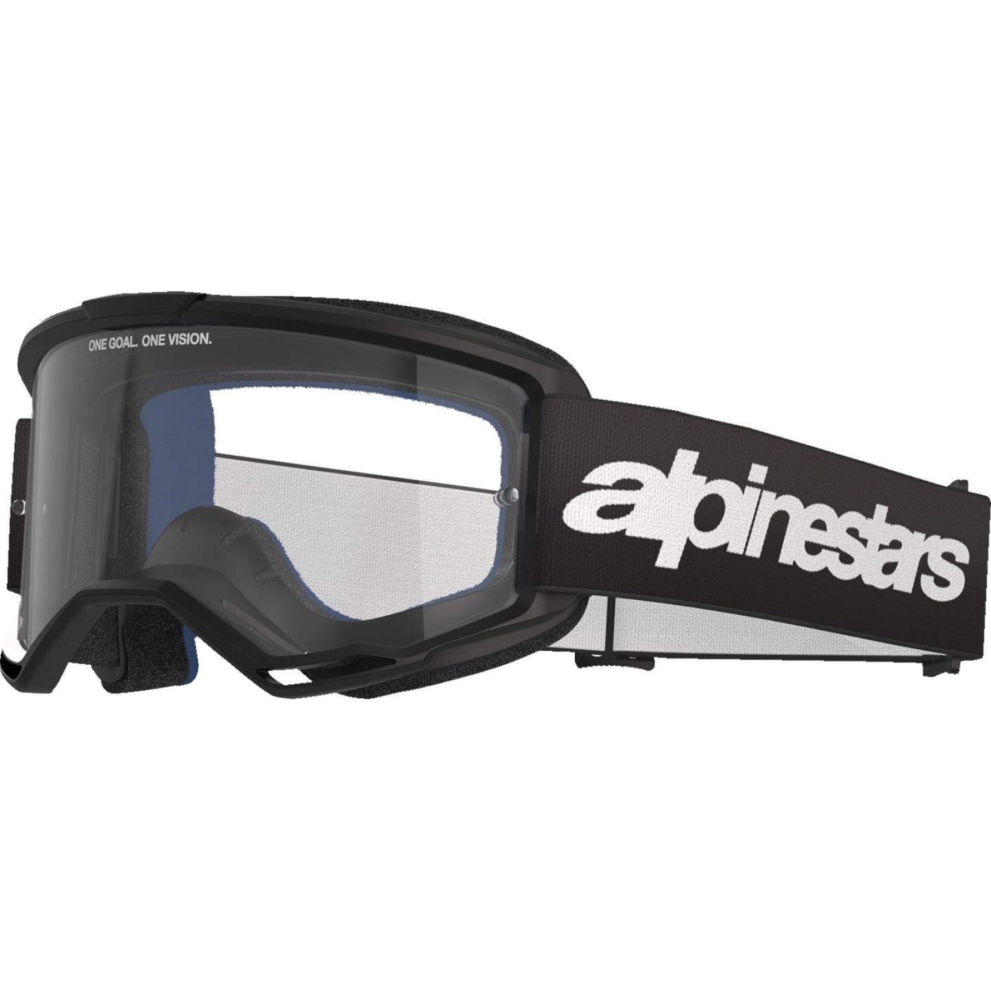 Alpinestars Vision 3 Goggle - Wordmark - Black - Clear 5103325-1425 | Goggles