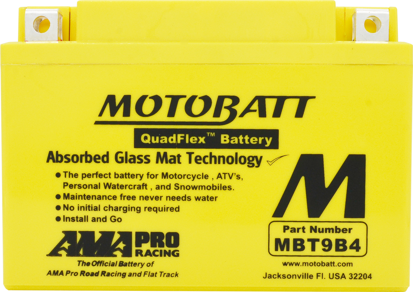 Battery Mbt9b4 Sealed Factory Activated