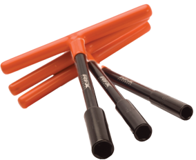 T Bar Set Black/Orange 8mm/10mm/13mm