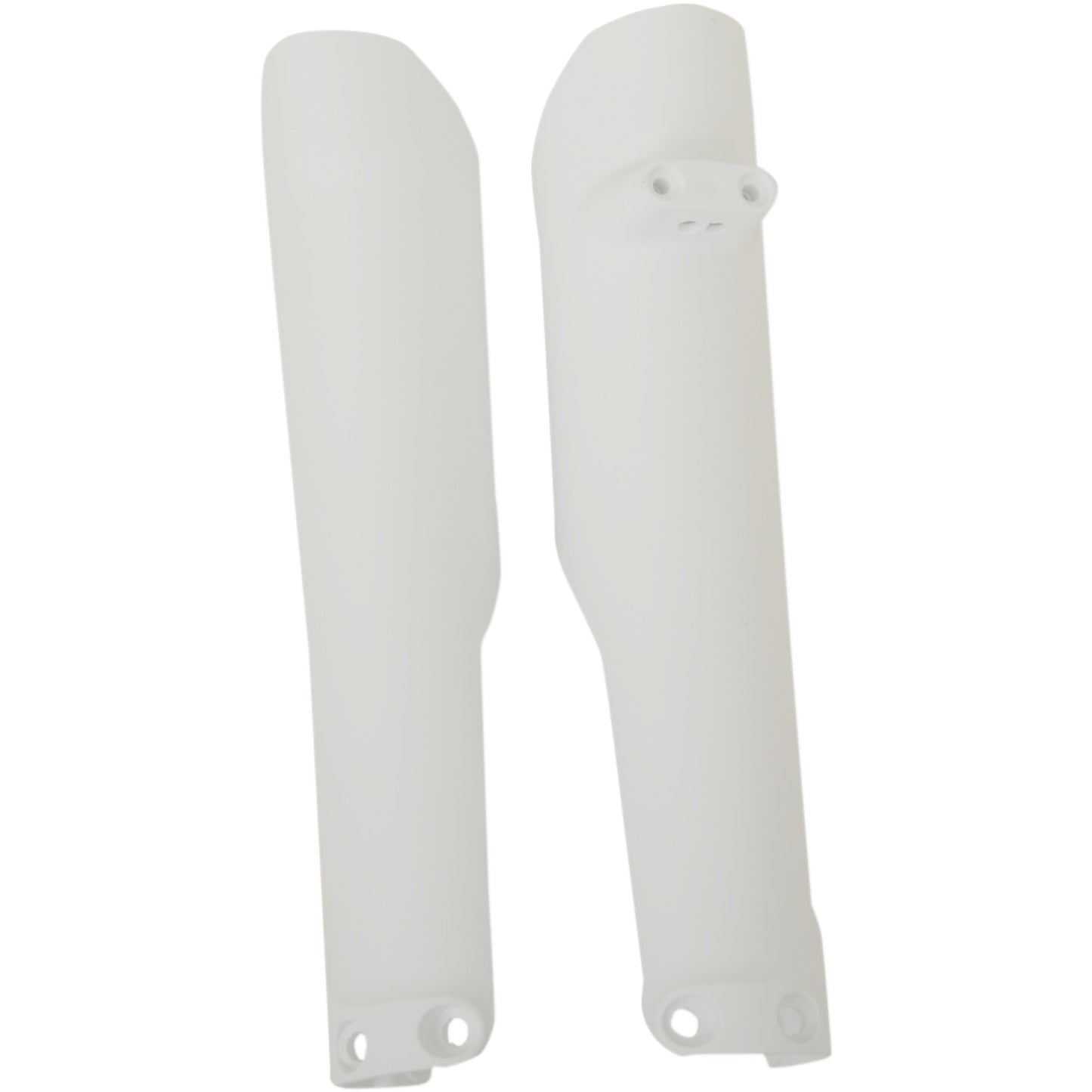 Acerbis Lower Fork Covers for Inverted Forks - White 2470680002
