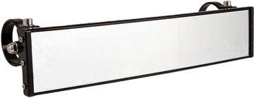 12" Panoramic Rearview Mirror W/0.5" Arms Black