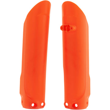 Acerbis Lower Fork Covers for Inverted Forks - Orange 2686005226