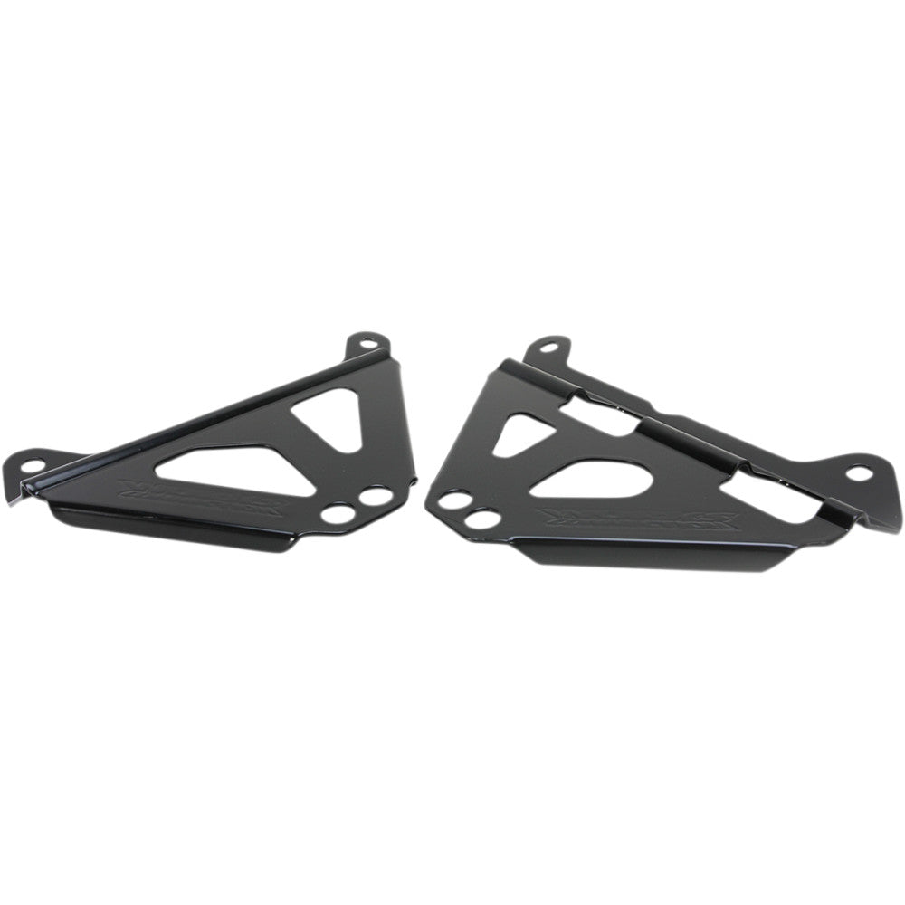 WORKS CONNECTION Radiator Brace Set - Black - Yamaha 18-B179