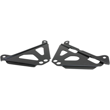 WORKS CONNECTION Radiator Brace Set - Black - Yamaha 18-B179