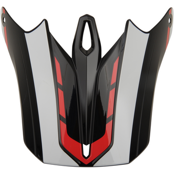 Z1R F.I. Visor Kit - Black/White/Red 0132-1267
