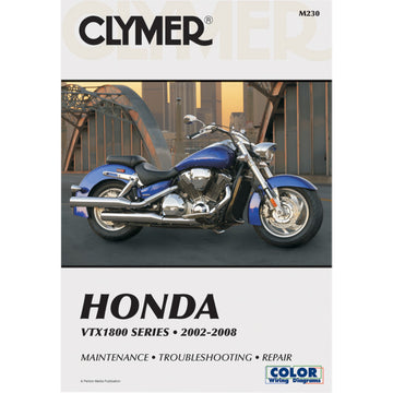 CLYMER Manual - Honda - VTX1800 '02-'08 CM230