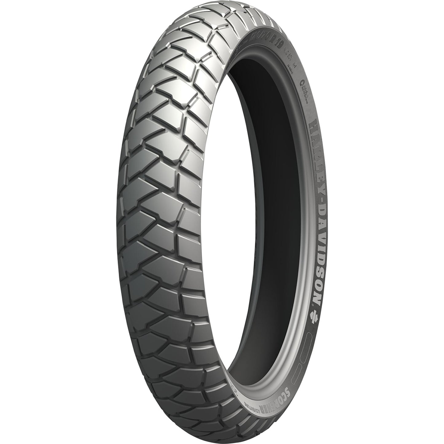 Michelin Tire - Scorcher Adventure - Front - 120/70R19 - 60V 25421 | Tire Dual S PO Rt Front | Michelin
