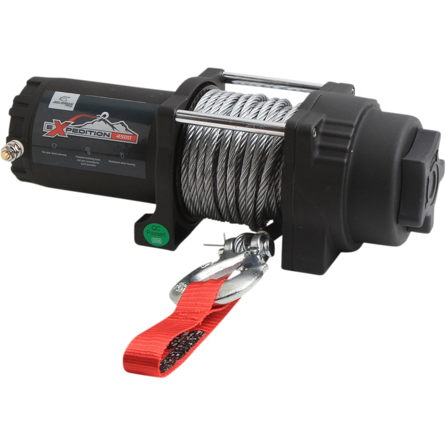 All Balls Winch - 4500 LB - Wire - 4 Bolt 431-01025