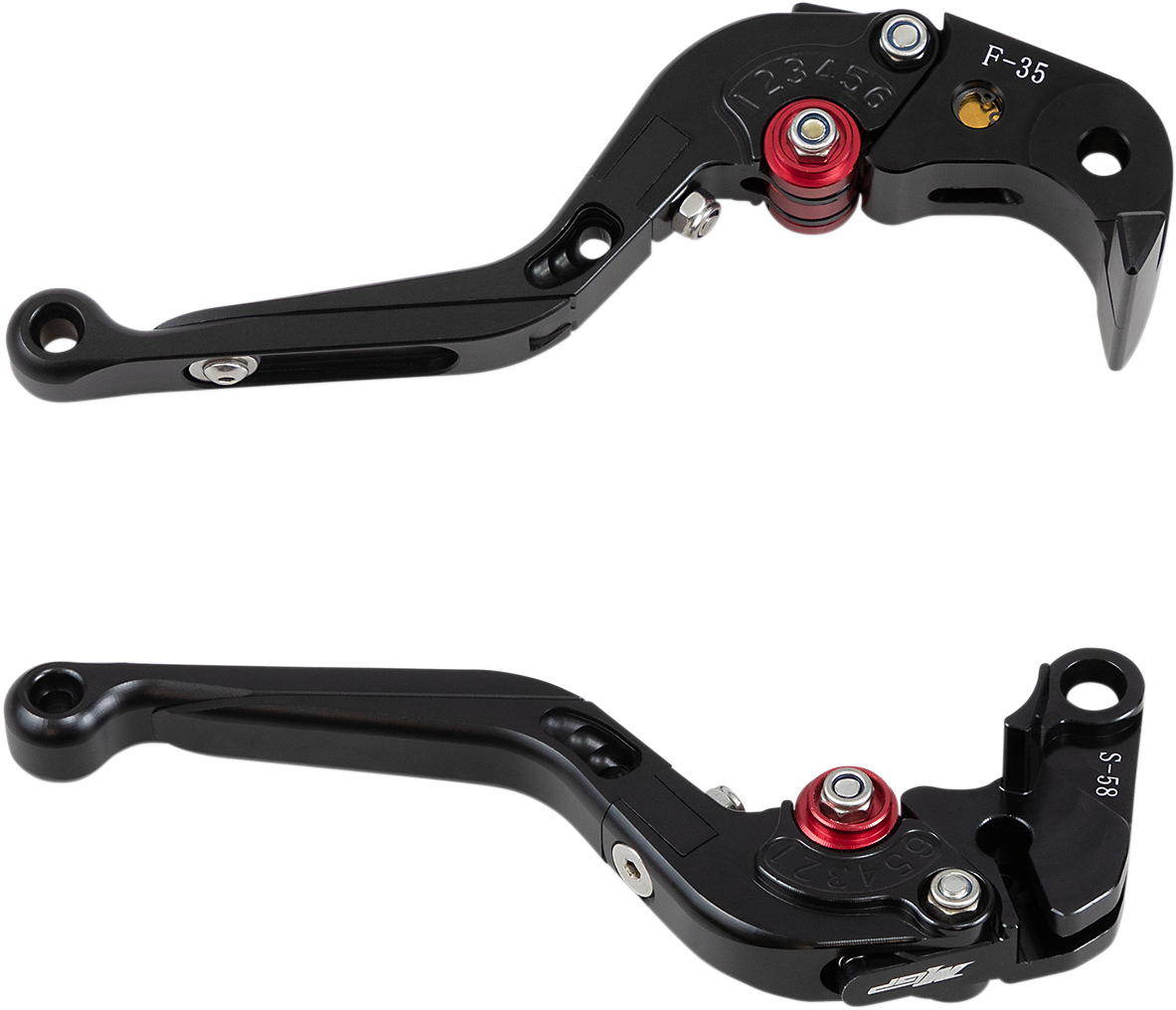 MGP MGP Brake and Clutch Lever Set - Black 60901-2600