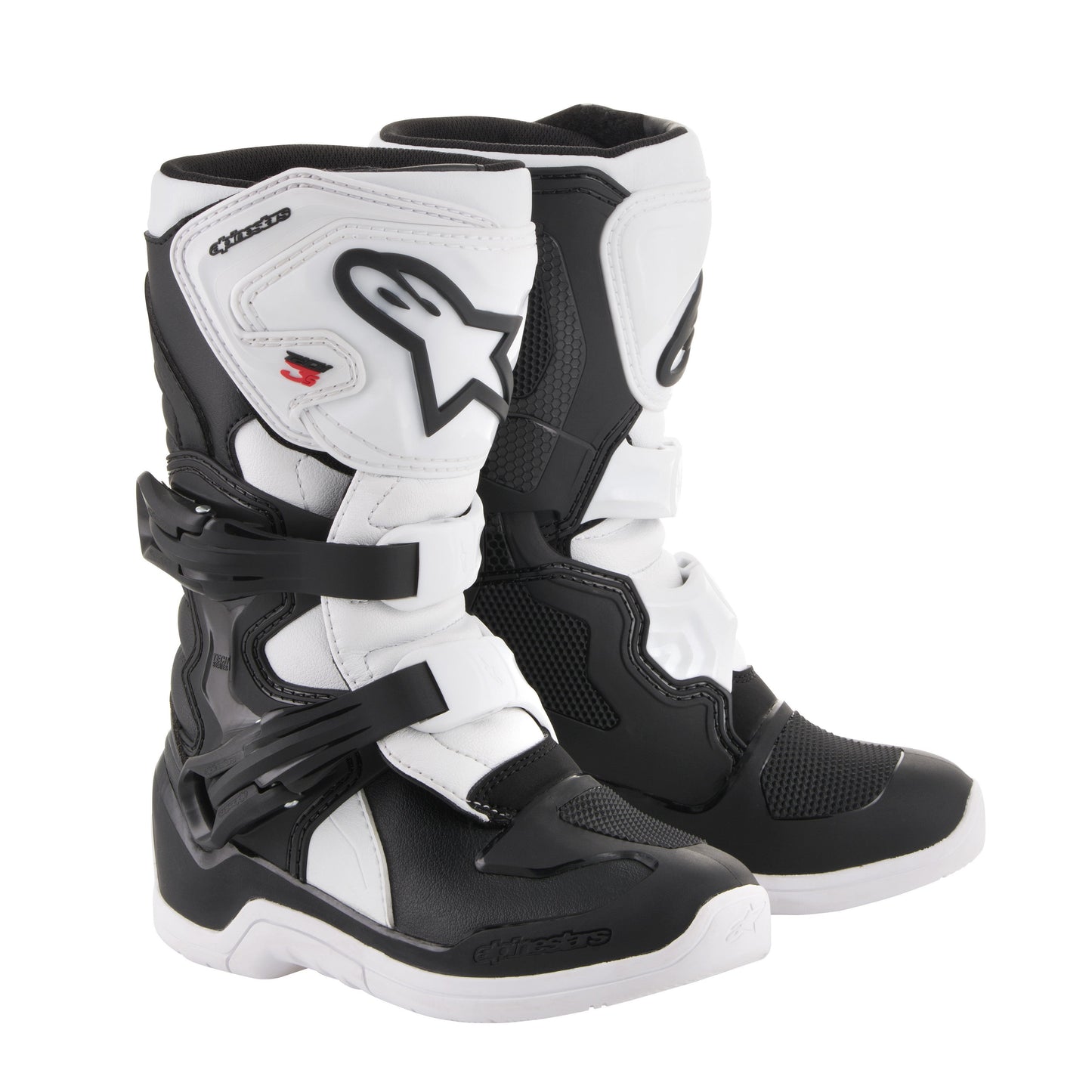 Alinestars Tech Kids 3S BOOTS BLACK/WHITE SZ 11 | Boots & Accessories