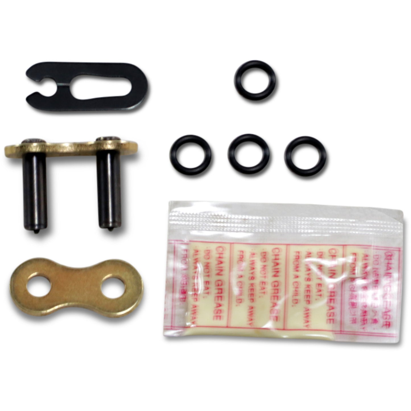 DID 520 VX3 - Professional O-Ring Connecting Link - Gold - Rivet ZJ520VX3G | Drive Chain Links & Parts