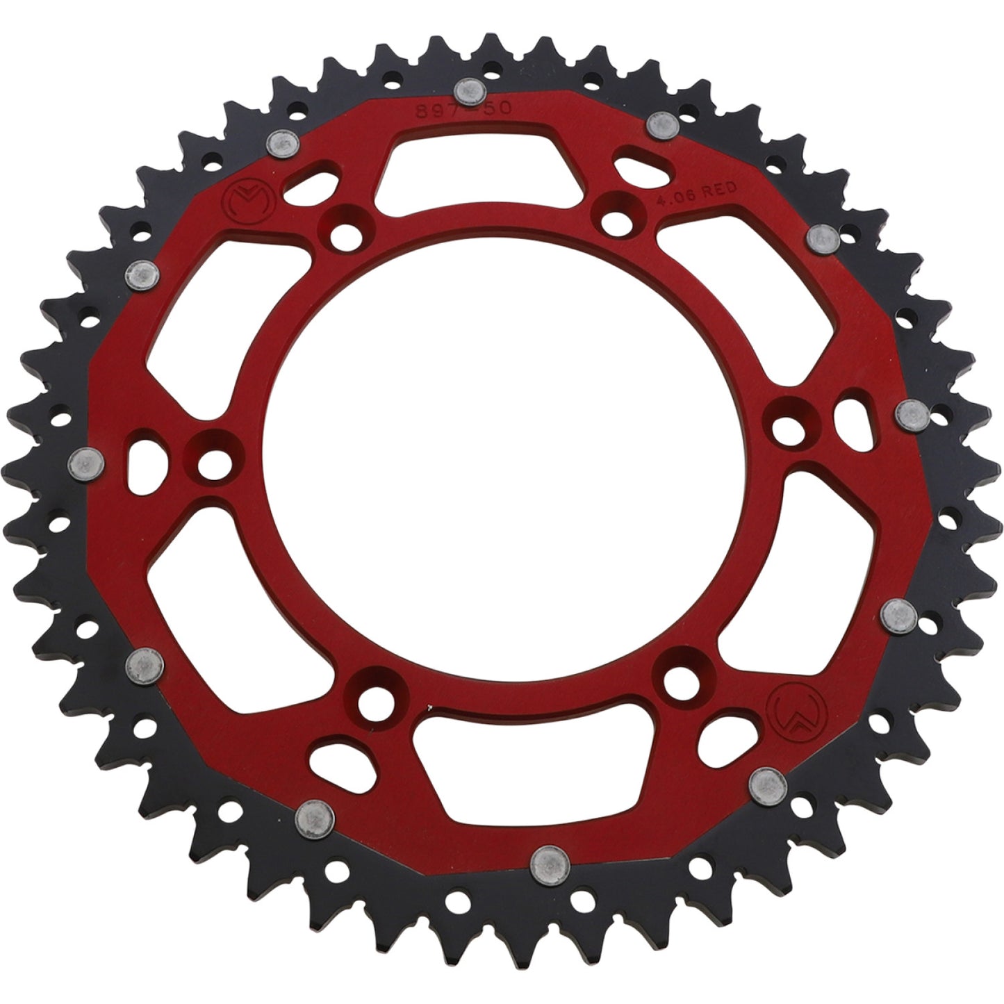 Moose Racing Dual Sprocket - Red - 50 Tooth 1210-897-50-13X