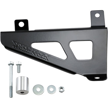 WORKS CONNECTION Radiator Brace Set - Black - Yamaha 18-B126