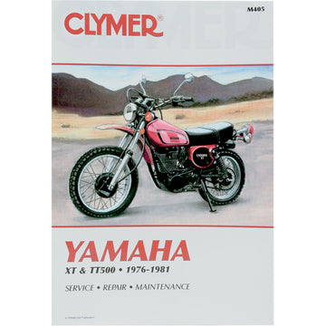 CLYMER Manual - Yamaha - XT500 / TT500 CM405