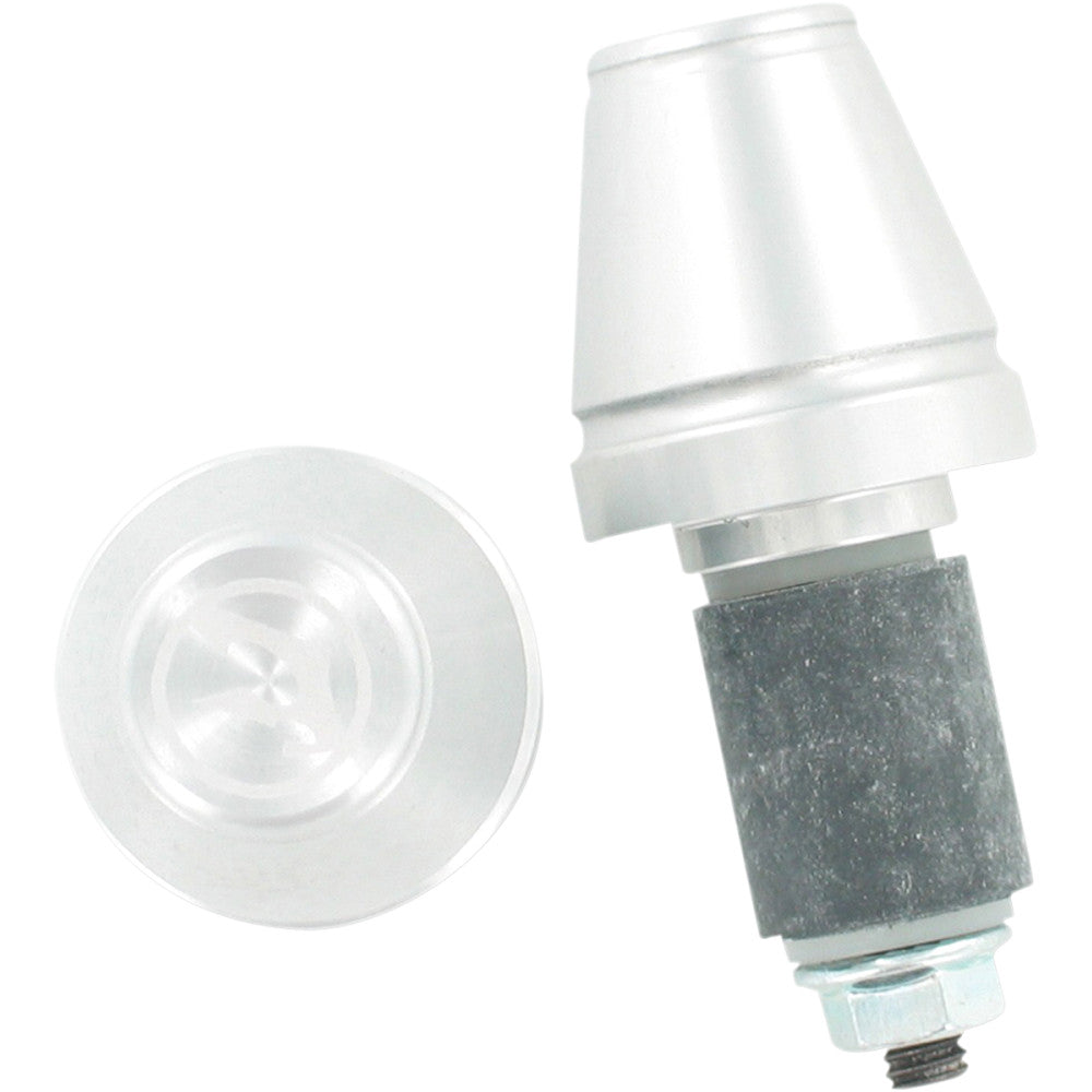 DRIVEN RACING V.2 Handlebar End Weight - Silver DBEW2-SL