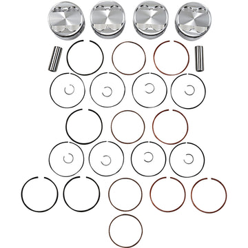 JE Pistons Piston Kit 201165 | JE Pistons | Piston & Ring Kits