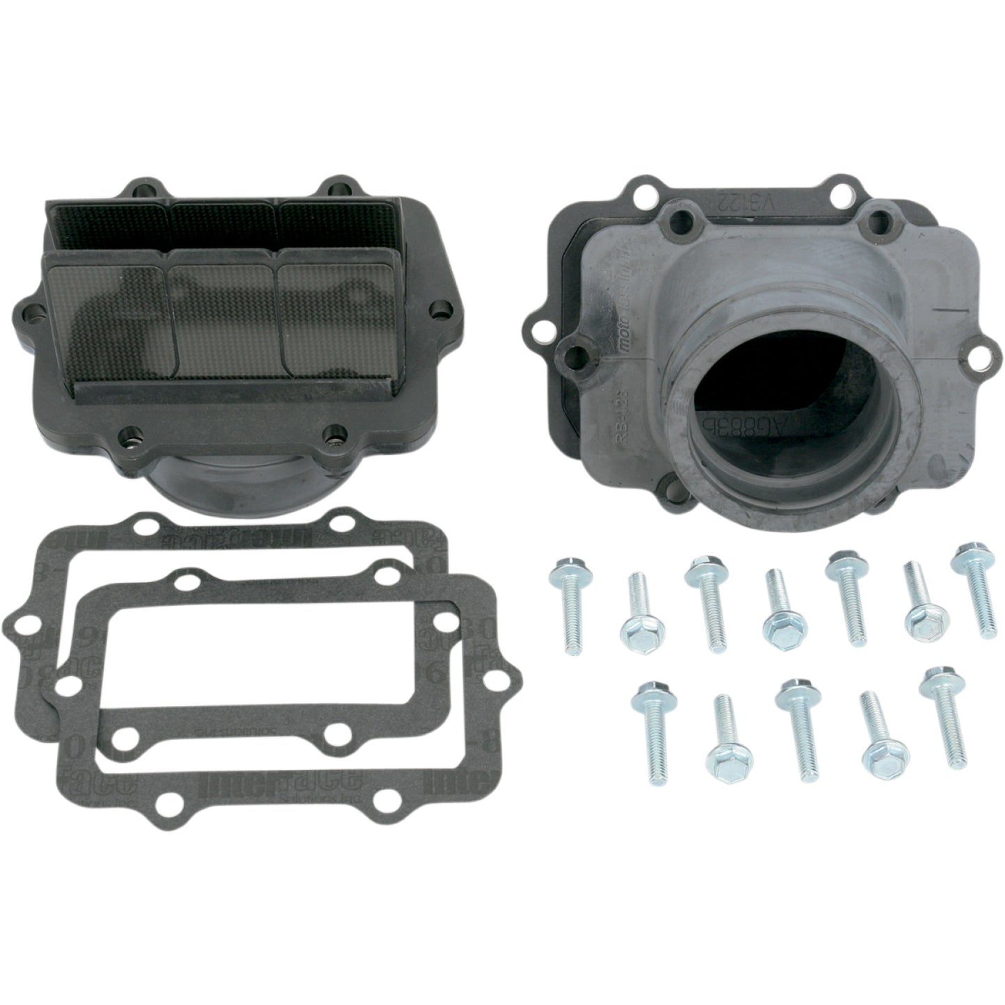 VFORCE/MOTO TASSINARI V-Force 3 Reed Valve Set with Intake Boot - Ski-Doo V3126-873B-2