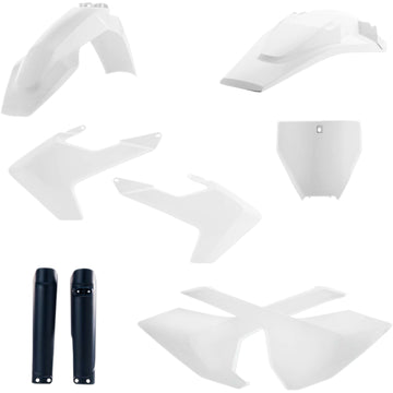 Acerbis Full Replacement Body Kit - OEM '17 White/Black 2462605569