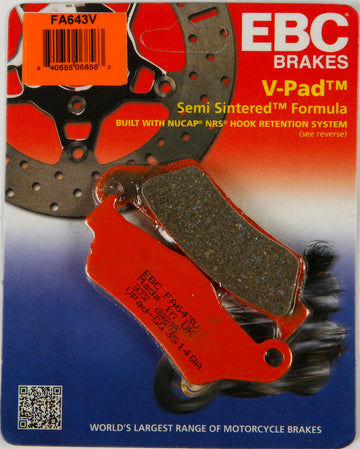 Brake Pads Fa643v Semi Sintered V Series