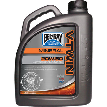 V-TWIN MINERAL ENGINE OIL 20W-50 4L