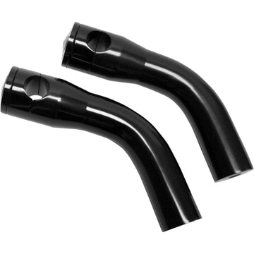 ACCUTRONIX Elite Custom Billet Aluminum Risers - Pullback - 6" - Black HRP1356-B