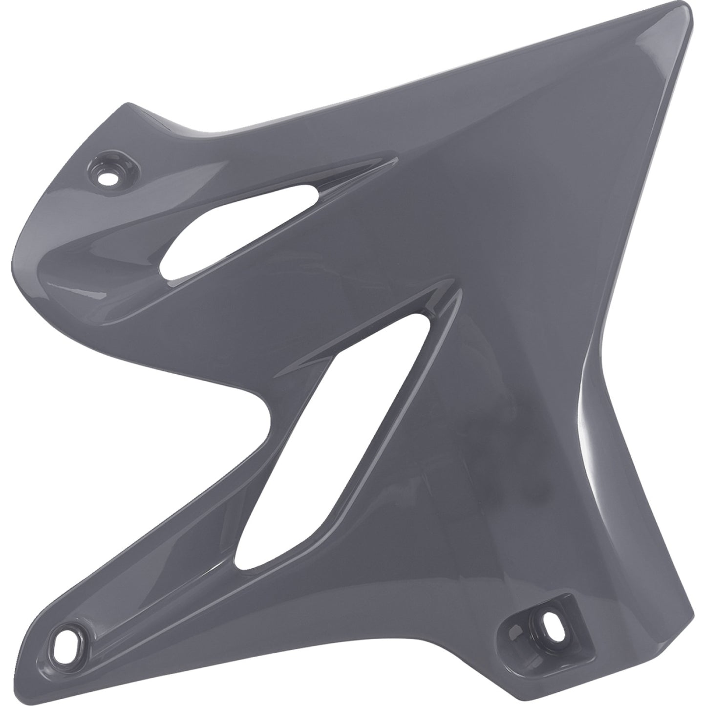 POLISPORT Radiator Cover - Gray - YZ 125/250 8417500006 by Polisport