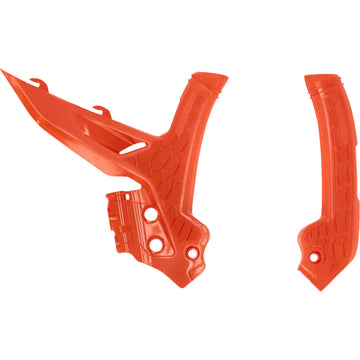 Acerbis X-Grip Frame Guards - OEM '16 Orange - KTM 2975045226