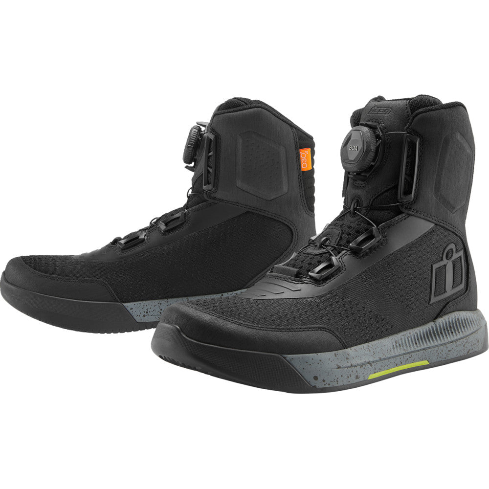 ICON Overlord* Vented Boots - Black - US 7 / EU 39 3403-1256