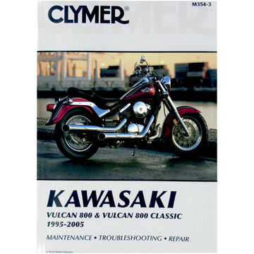 CLYMER Manual - Kawasaki - VN800 Vulcan Classic CM3543