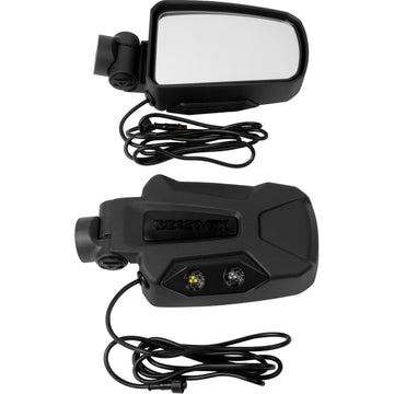 SEIZMIK Mirrors - Pursuit Night Vision - Side View - Rectangle - Black - Pro Fit/Profiled ROPS - Pair 56-18088KIT