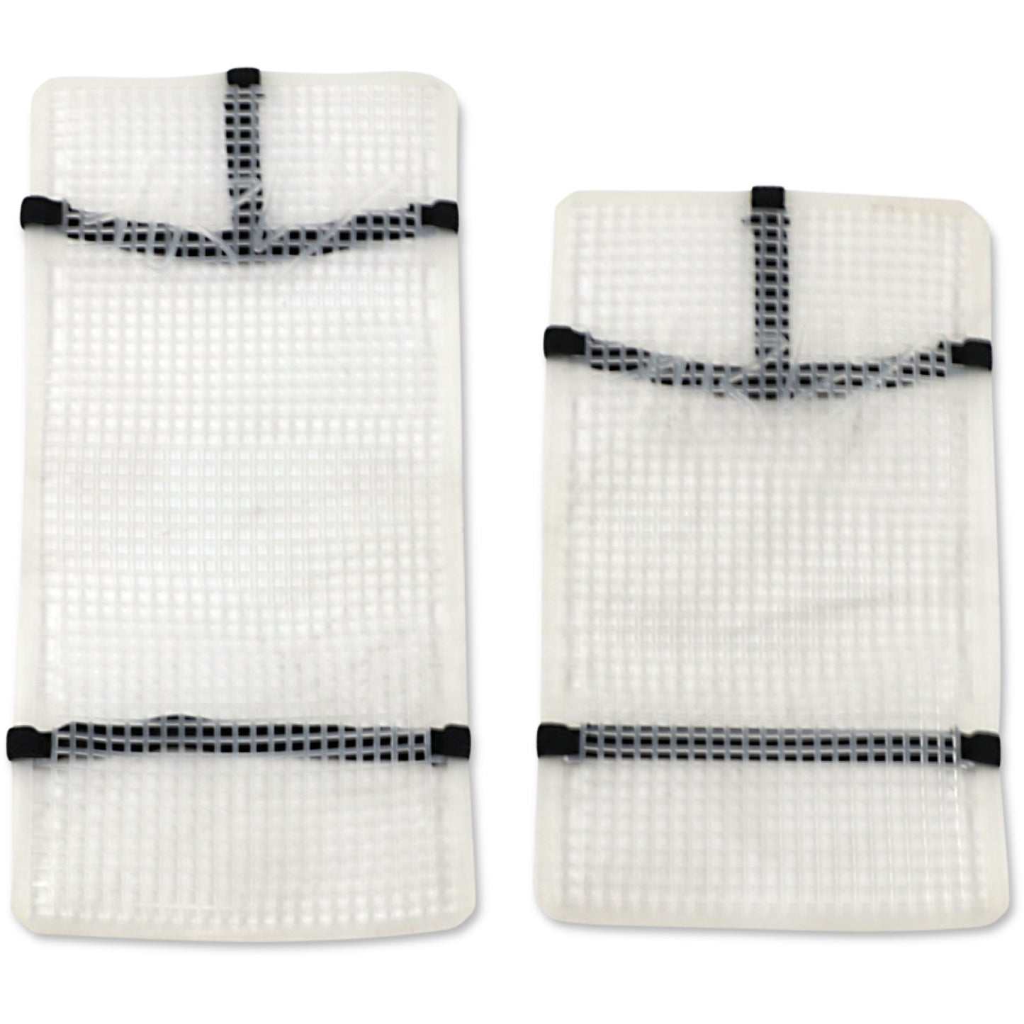 Moose Racing Mud Radiator Cover - White - Honda HPRMUDCRF45017M