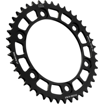 JT SPROCKETS Rear Sprocket - Honda - Black - 42-Tooth JTA1308.42BLK by JT Rear Sprockets Aluminum/Alloy