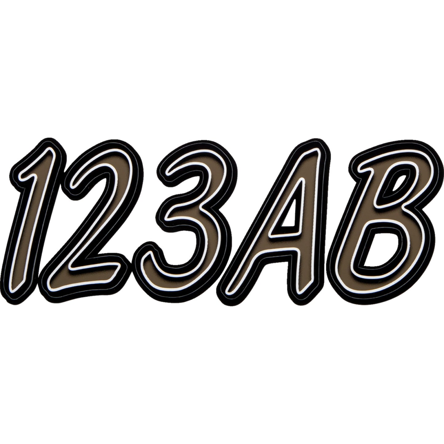 Hardline Sticker Kit 400 - Tigy/Black TIBKG400 | Stickers Decals