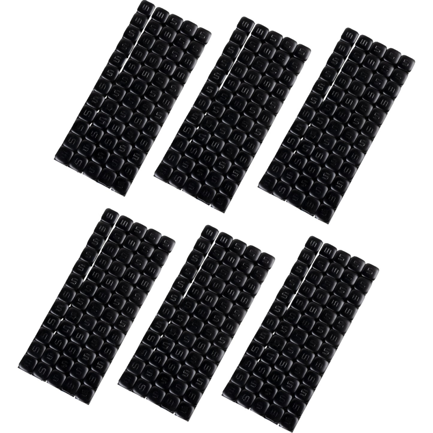K&L Supply Wheel Weights - Square - Adhesive Stick-On - Black - 360 Pack 32-3493 | Tire Mounting & Balancing Products