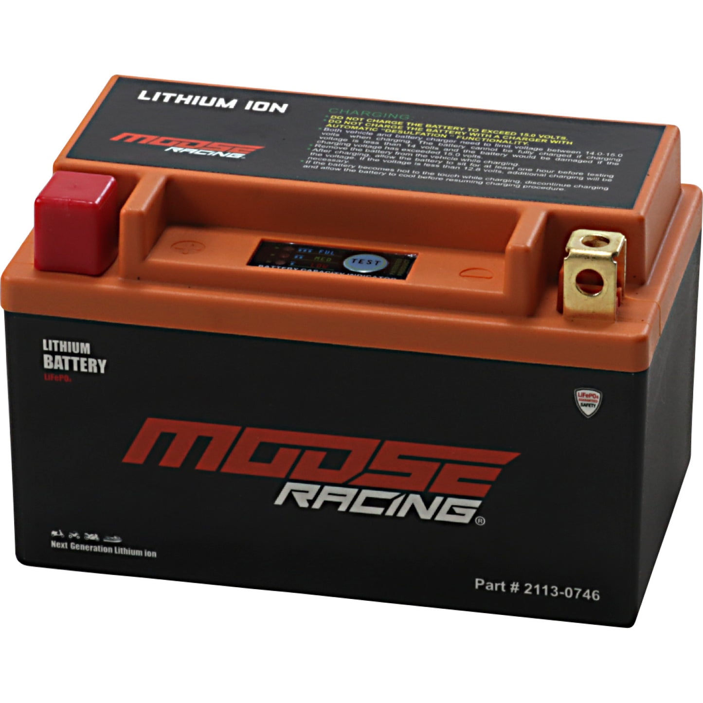 Moose Racing Li-Ion Battery - HUTX14H-FP HUTX14H-FP