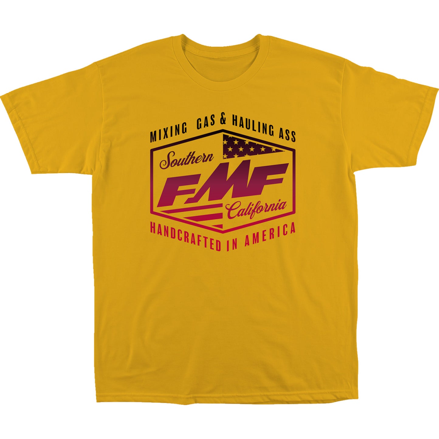 FMF Industry T-Shirt - Gold - Small FA22118911GLDS