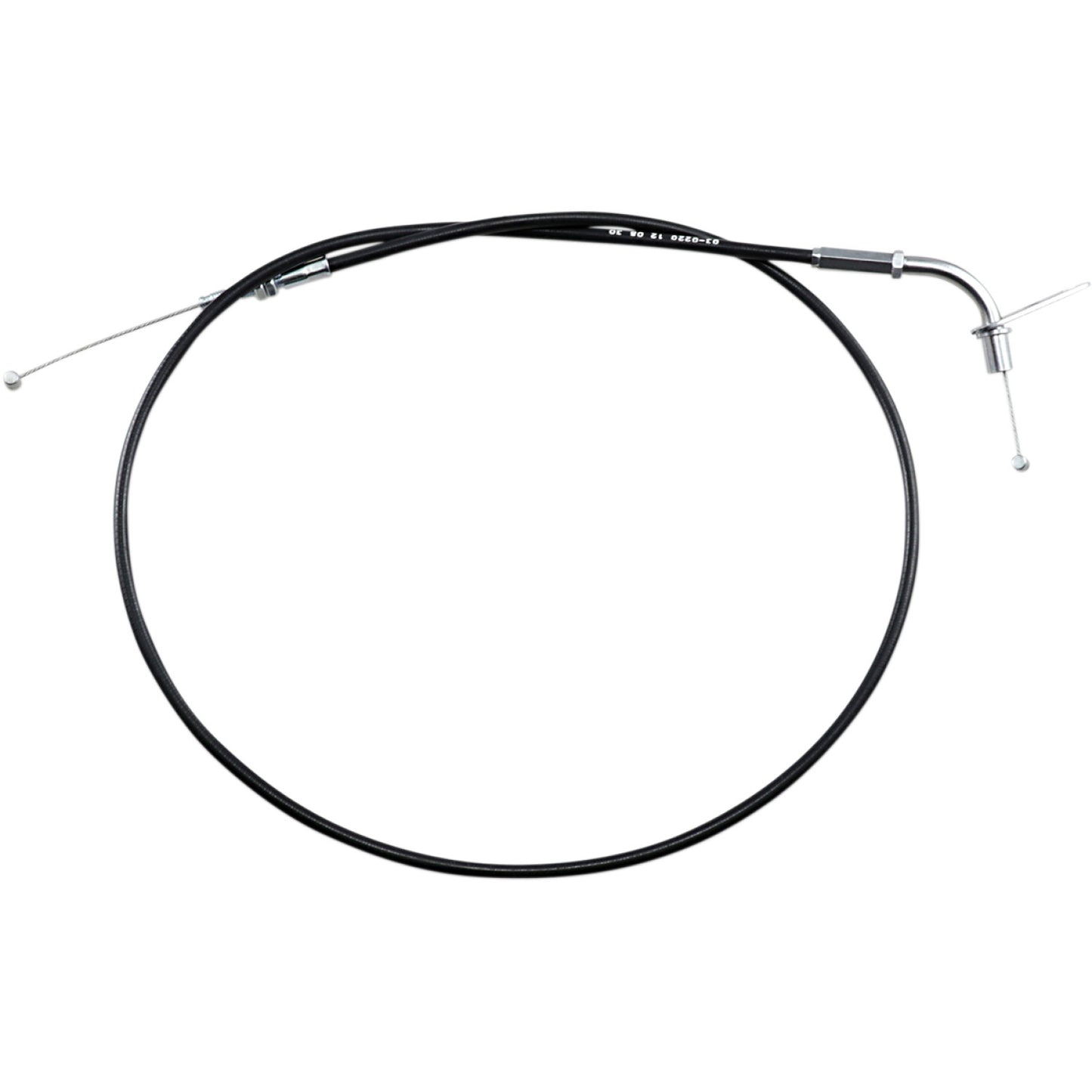 Motion Pro Black Vinyl Throttle Cable - Pull - Kawasaki 03-0220