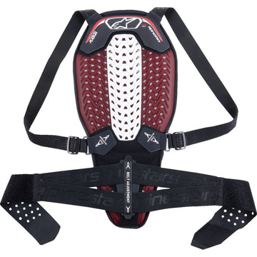 Alpinestars Nucleon Plasma Back Protector - Black/White/Red - XL 6504325-123-XL
