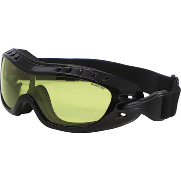 BOBSTER Night Hawk Goggle - Gloss Black - Yellow Lens BHAWK01Y