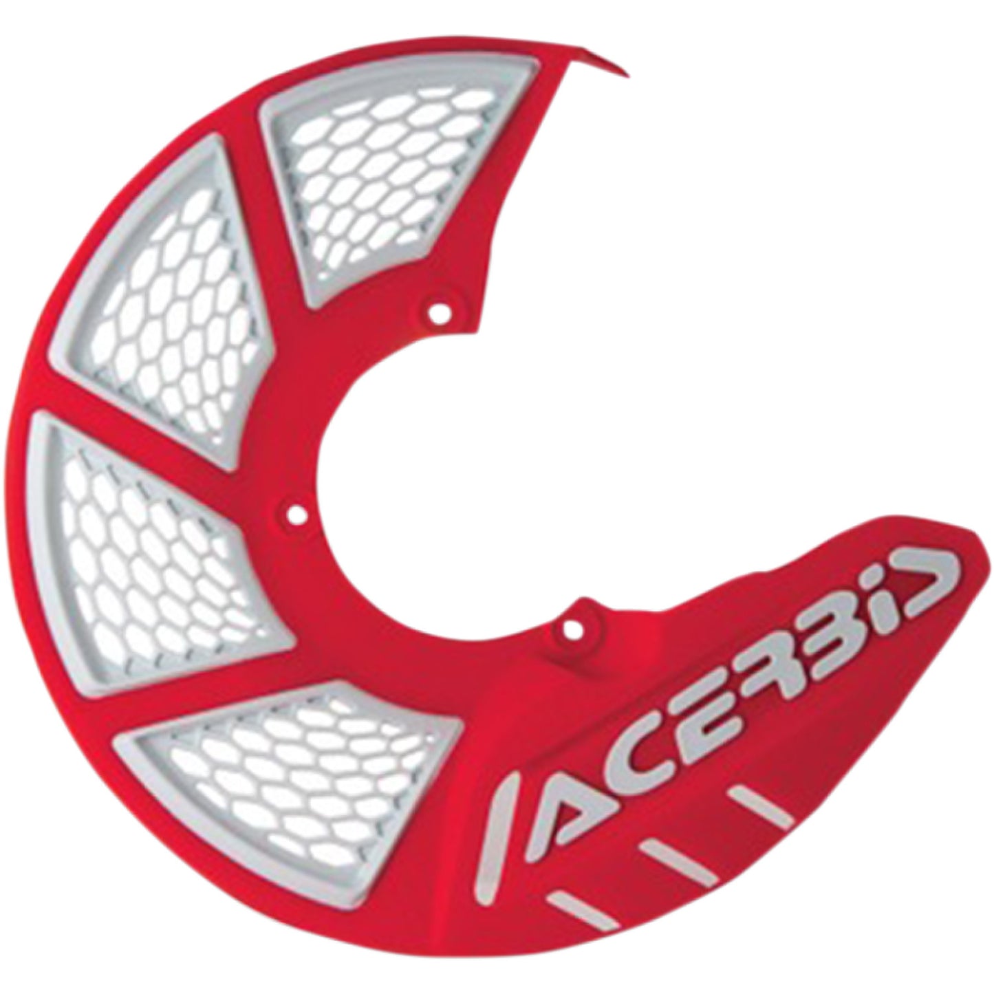 Acerbis X-Brake Disc Cover - Red/White 2449490004