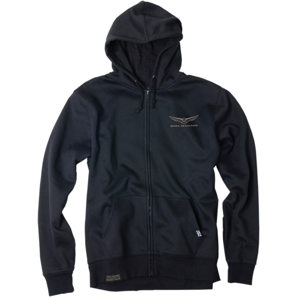 FACTORY EFFEX Goldwing Icon Zip-Up Hoodie - Black - XL 25-88806