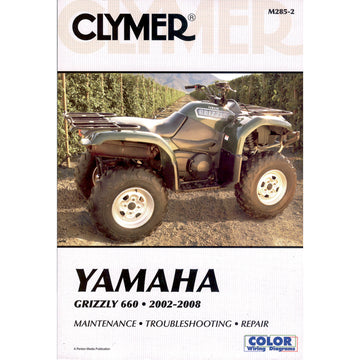 CLYMER Manual - Yamaha - Grizzly 660 '02-'08 CM2852